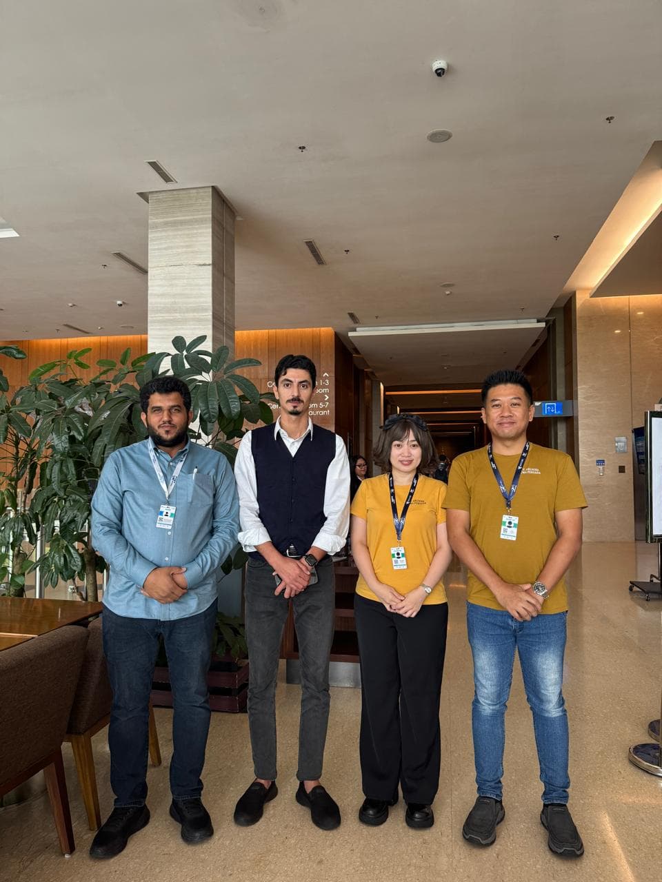 venny and andy with friends