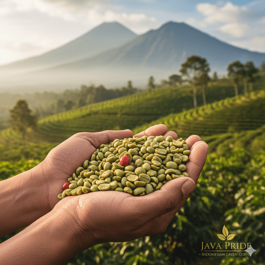 green coffee beans