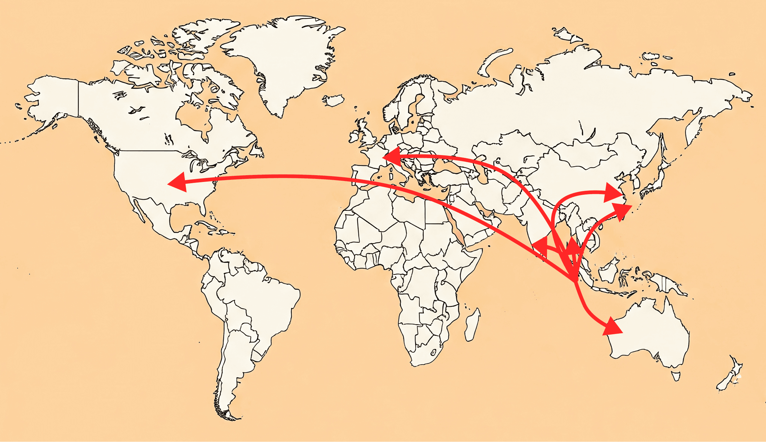 world map